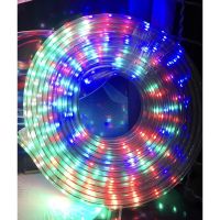 KOM โคมไฟตั้งโต๊ะ ไฟกระพริบเส้นยาว 10 เมตร  สี RGB และสีวอร์ม. ปรับจังหวะกระพริบได้. ใช้ไฟบ้าน ac 220v โคมไฟอ่านหนังสือ  โคมไฟ LED