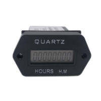 Timer Counter 999999.59 Snap in Vehicle Boat Truck Motorcycle LCD Digital Hour Meter Accumulate for generator DC 12-36V HM1001