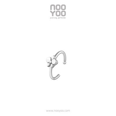 NooYoo จิวจมูกสำหรับผิวแพ้ง่าย BUTTERFLY Nose Ring Surgical Steel