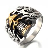 【HOT】❐✐ Gothic Cutout Floral for Men Punk Hip Hop Jewelry