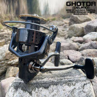 Metal Spool Spinning Fishing Reel 15KG Max Drag Power Bass One-way Gapless Wheel Metal Rocker Arm 2000-7000 Sea Tackle