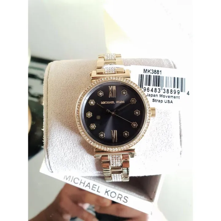 READY STOCK]💯 ORIGINAL MICHAEL KORS SOFIE CRYSTAL GOLD DIAL LADIES WOMEN WATCH  MK3881, Women's Fashion, Watches & Accessories, Watches on Carousell