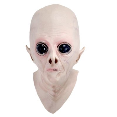 Halloween Creepy Latex Ufo Alien Full Head Mask