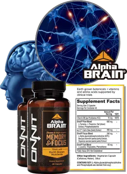 Alpha Brain, Memory & Focus, 30 Capsules