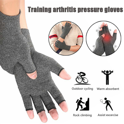 ถุงมือลดอาการปวดข้ออุ่นสำหรับฤดูหนาว1คู่สำหรับอาการปวดข้อ Relief อาการปวดมือรูมาติกที่รองข้อมือกีฬาถุงมือนิรภัย&nbsp;