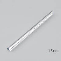 15 CM Ruler Simple Three-Dimensional Transparent Diamond Ruler