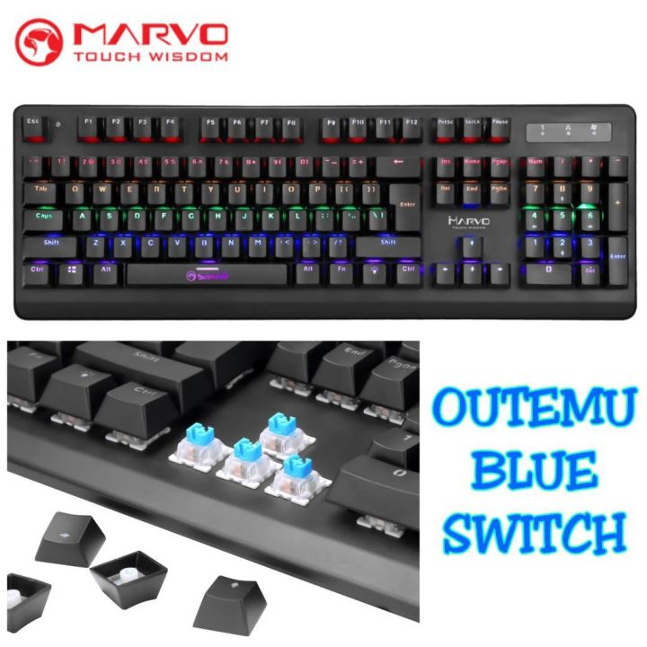 marvo-kg902-แมคคานิคอล-คีย์บอร์ด-mechanical-keyboard-blue-switch-บลูสวิซต์-แท้-ไทย-อังกฤษ