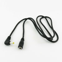 1x DC Power 4.0mm x 1.7mm Male Angle To Female Extension Adapter Connector Cable 1m Wires  Leads Adapters