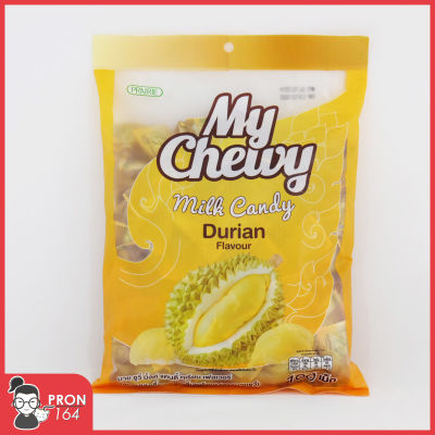 **มาย ชูวี่ มิ้ลค์ แคนดี้กลิ่นทุเรียน(ลูกอมนมเคี้ยวหนึบ)*My Chewy Milk Candy Durian Flavour*360กรัม/g*จำนวน 100เม็ด**