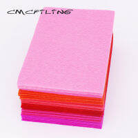 Cmciling Red Felt ผ้าสำหรับ DIY เย็บหัตถกรรมสมุดภาพ,1มม. ความหนา Non แผ่น,ผ้าโพลีเอสเตอร์40ชิ้นล็อต10CMX15CM