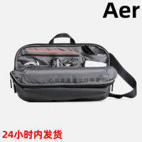 ของแท้ AER Tech สลิงไนลอนกันน้ำน้ำหนักเบาธุรกิจเอกสารมือถือหนึ่งไหล่เฉียงแขวนกระเป๋าคอมพิวเตอร์