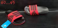 รองเท้าเเตะ adidas_ สีแดง แท้100%