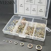 300pcs Carbon Steel Spring Split Washer Lock Washer Assortment Kits