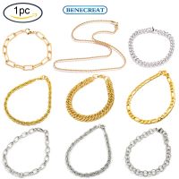 1 pc Fashionable 304 Stainless Steel Engraved Bubbles Cable Chain Bracelets with Lobster Claw Clasps Stainless Steel Color 8-1/8 inches(205mm); 8mm