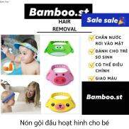 Mũ Chắn Nước - Nón Gội Đầu Cho Bé Che Tai