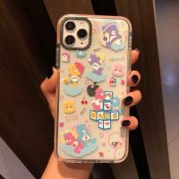 Cartoon Phone Case For Iphone11 Xsmax Phone Case for iphone 13pro iPhone X Female 8plus Transparent 6 Soft 7 Cute XR Silicone 12