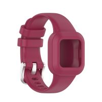 สำหรับสายนาฬิกาข้อมือซิลิโคน JR3 Garmin Vivofit (สีแดงไวน์)