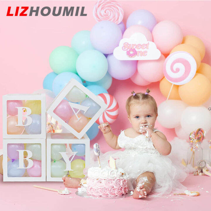 lizhoumil-กล่องลูกโป่งใสลาย-love-4ชิ้น-น้ำหนักเบาใช้ซ้ำได้ใช้สำหรับอาบน้ำทารกปาร์ตี้วันเกิดตกแต่งวันวาเลนไทน์