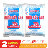 Combo 2 gói 500gr là 1KG muối sấy khô cao cấp muối iod mẫu đứng gia vị nấu