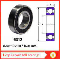 6312  deep groove ball bearing ลูกปืน