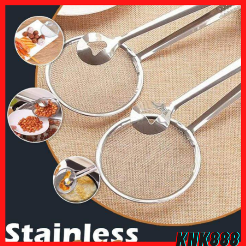 KNK888 Deep Frying Tongs with Strainer MultiFunctional Filter Lazada PH