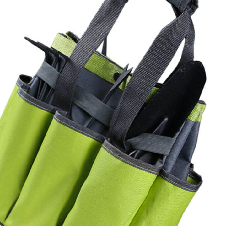 sides-multi-pocket-tote-garden-handle-tools-organizer-storage-bag-portable-waist-pockets-organizer-oxford-fabric-bags