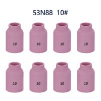 hk✟❆◎  10Pcs Per 48mm 53N88 10  Alumina Nozzles TIG WP9 20 WP17 26 Welding Torch Accessories