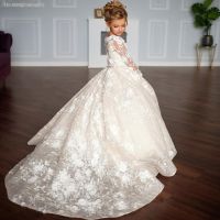 ♦❇❄ jfmkfmdm Vestido de baile formal infantil vestido menina flor primeira comunhão princesa festa casamento