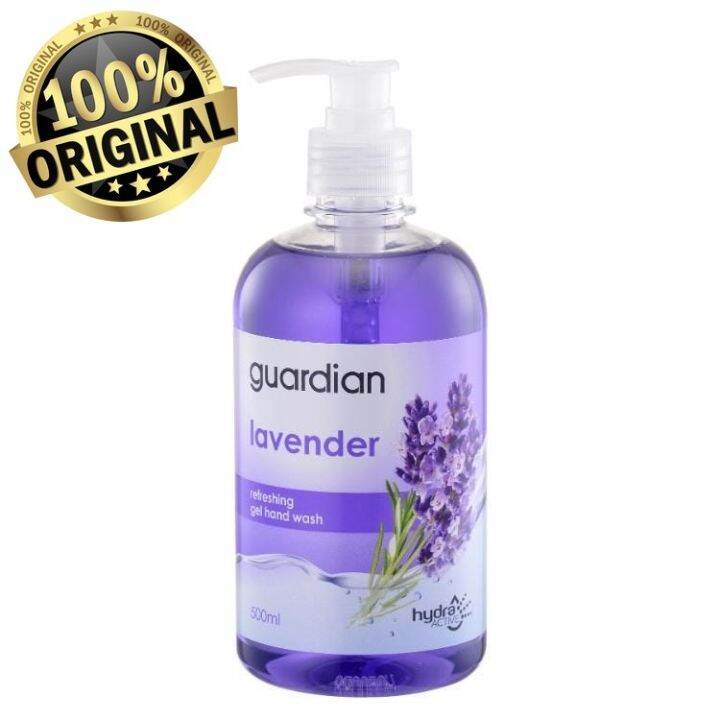 Guardian Lavender Refreshing Gel Hand Wash 500ml +free gift Lazada