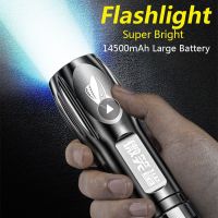 LED Tactical Flashlight High Power Led Flashlight Powerful Rechargeable Zoom Ultra Bright Portable Lighting Outdoor Lamp Torches