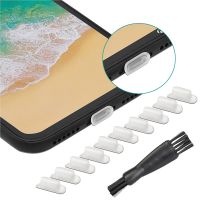 Silicone Dust Plug Charging Port Cleaning Brush Kit For iPhone USB Type C Android XR XS 8 7 Universal Dustplugs Cleaner Tool