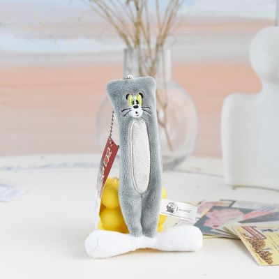 Tom Foldable And Jerry Flat Cat Waffle Mouse Plush Doll Cartoon Gifts Pendant