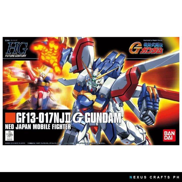 [Nexus Crafts PH] Bandai HG FC 1/144 God Gundam Toy Scale Model Kit ...