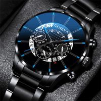 「Dark blue watch」ผู้ชาย39; S ธุรกิจหรูหรานาฬิกาผู้ชายสบายๆแฟชั่นปฏิทินวันที่นาฬิกาชายสแตนเลสควอตซ์นาฬิกาข้อมือ Relógio Masculino