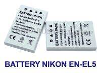 (แพ็คคู่ 2 ชิ้น) EN-EL5  ENEL5 แบตเตอรี่สำหรับกล้องนิคอน Camera Battery For Nikon Coolpix P6000,P530,P520,P510,P80 ,P500,P90,P100,5200,P5100,S10,P5000,P4,4200,3700,P3 BY PRAKARDSAKDA SHOP