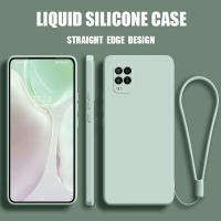 เคส Xiaomi 10 Lite Zoom case เคสกันกระแทกซิลิโคนเหลวแบบเต็มรูปแบบต้นฉบับสี่เหลี่ยมจัตุรัสตัวป้องกันกล้องด้านหลัง