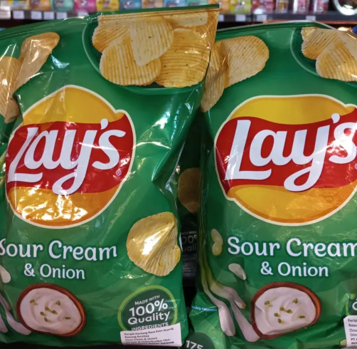 Lays Sour Cream Onion Lazada Indonesia