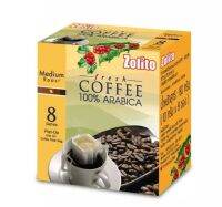 Zolito Fresh Coffee 100% Arabica Medium Roast โซลิโต้ เฟรช คอฟฟี่ 100% อาราบิก้า มีเดี่ยมโรส 10g. x 8ซอง