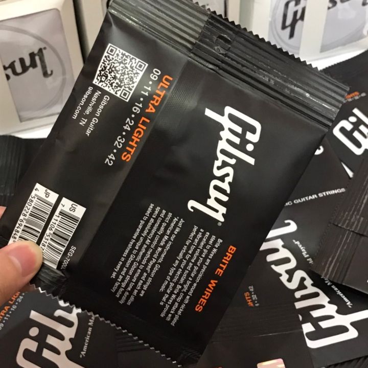 สายกีต้าร์ไฟฟ้าgibson-usa-เบอร์-9-เเถมฟรีปิ๊กกีต้าร์-3-อัน-1ในสายกีต้าร์ไฟฟ้าที่ได้รับความนิยมที่สุด-gibson-เสียงคมใส-ให้โน้ตชัดเจน-ราคาถูก