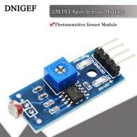 【CW】 DNIGEF LM393 4pin Optical Sensitive Resistance Detection Photosensitive Sensor Module for arduino