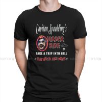 House Of 1000 Corpses Horror Movie Capn SpauldingS Murder Ride T Shirt Men Ofertas Large Crewneck Tshirt Cotton Graphic