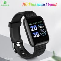 ✜ 116 Plus Smart Band Watch Bracelet Wristband Color Screen Heart Rate Blood Pressure Monitoring Track Movement IP67 Waterproof