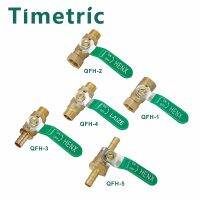 Green Handle ball Valve Hose Barb Embedded Brass Water Oil Air Gas Fuel Increase in thickness