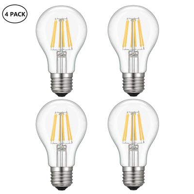 Edison Bulb Vintage Decro Lampada Retro Incandescent Ampoule 40W 220V A60 LED Filament Bulb Pendant Light Light Bulbs (4 PACK)