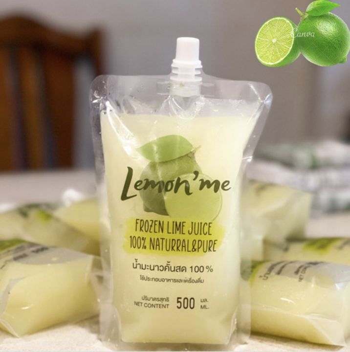 lemon-me-น้ำมะนาวคั้นสด-น้ำมะนาวแท้100-ไม่ผสมสารกันเสีย-ขนาด500-ml