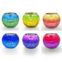 Candle Stand Home Decor Electroplating Color Gradient Glass 1pcs Desktop Ornament Party Accessories Candlestick