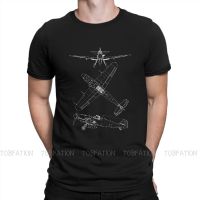 Bf 109 Messerschmitt Blueprint Airplane Lover Tshirt Harajuku Punk T shirt Tops Homme Pure Cotton Fashion Tees Tops