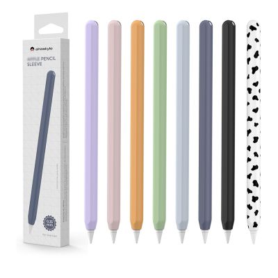 Ultra Thin Silicone Pencil Case Pencil 2 Sleeve Skin Cover เข้ากันได้กับ Apple Pencil 2Nd Generation
