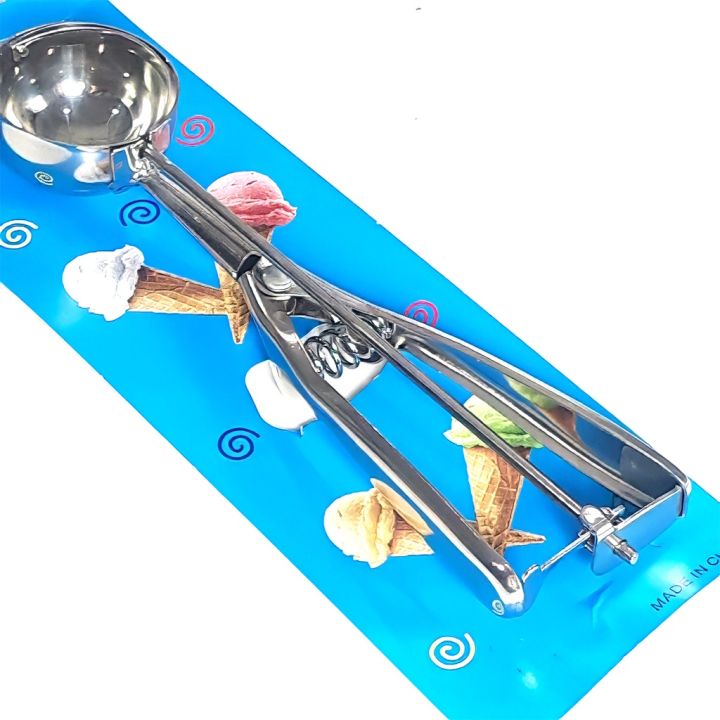 ที่ตักไอศครีมสแตนเลส-ที่ตักไอติม-ที่ขูดไอศครีม-ice-cream-scoop