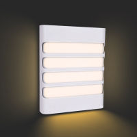 3 Kenlux 18W Plastic Waterproof Outdoor Led Wall Lighting Indoor Porch LED Wall Lamp Energy-saving WWWH Garden Outdoor Light